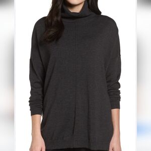 Eileen Fisher NWT merino wool turtleneck ( Very Oversized!) Sz XS